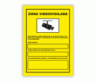Señal zona videovigilada